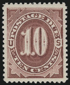 Sale 924, Lot 134, 1891 American Bank Note Co. Postage Due Issue