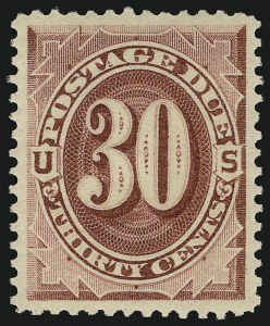 Sale 924, Lot 135, 1891 American Bank Note Co. Postage Due Issue