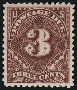 Sale 924, Lot 143, 1894 Unwatermarked Bureau Postage Due Issue