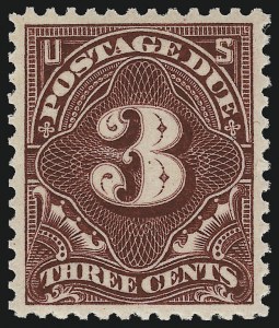 Sale 924, Lot 144, 1894 Unwatermarked Bureau Postage Due Issue