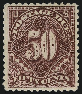 Sale 924, Lot 150, 1894 Unwatermarked Bureau Postage Due Issue