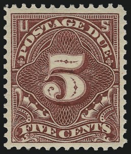 Sale 924, Lot 159, 1895-97 Watermarked Bureau Postage Due Issue