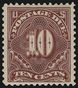 Sale 924, Lot 164, 1895-97 Watermarked Bureau Postage Due Issue