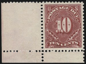 Sale 924, Lot 165, 1895-97 Watermarked Bureau Postage Due Issue