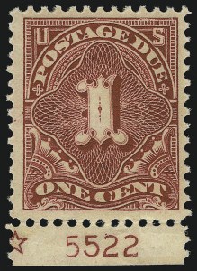 Sale 924, Lot 169, 1910-12 Postage Due Issues