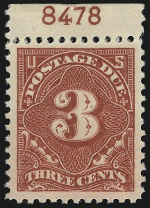 Sale 924, Lot 207, 1917 Postage Due Issue
