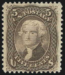 Sale 929, Lot 112, 1867-68 Grilled Issue