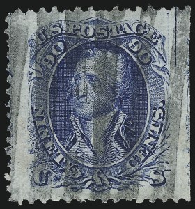 Sale 929, Lot 121, 1867-68 Grilled Issue