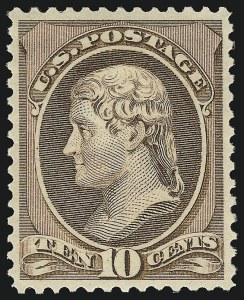 Sale 929, Lot 206, 1870-88 Bank Note Issues (Scott 205 thru 218)