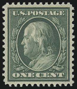 Sale 929, Lot 294, Washington-Franklin Issues (Bluish Paper)