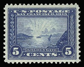 Sale 929, Lot 323, 1913-15 Panama-Pacific Issue (Scott 397 thru 404)