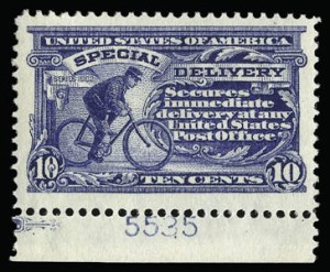 Sale 929, Lot 425, Special Delivery and Registration