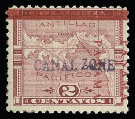 Sale 929, Lot 577, Canal Zone