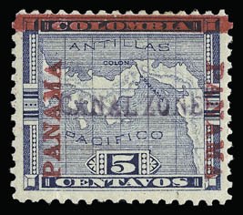 Sale 929, Lot 578, Canal Zone