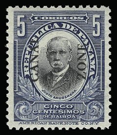 Sale 929, Lot 582, Canal Zone