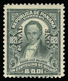 Sale 929, Lot 583, Canal Zone