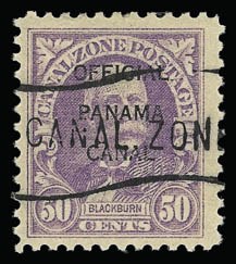 Sale 929, Lot 587, Canal Zone