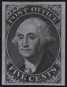 Sale 930, Lot 1001, Essays, Proofs and Specimens: Postmasters` Provisionals thru 1847 Issue