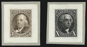 Sale 930, Lot 1015, Essays, Proofs and Specimens: Postmasters` Provisionals thru 1847 Issue