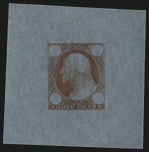 Sale 930, Lot 1066, Essays, Proofs and Specimens: 1861-68 Issues