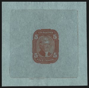 Sale 930, Lot 1072, Essays, Proofs and Specimens: 1861-68 Issues