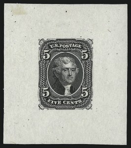Sale 930, Lot 1078, Essays, Proofs and Specimens: 1861-68 Issues