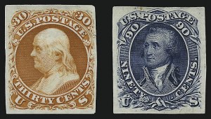 Sale 930, Lot 1087, Essays, Proofs and Specimens: 1861-68 Issues