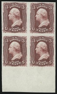 Sale 930, Lot 1095, Essays, Proofs and Specimens: 1861-68 Issues