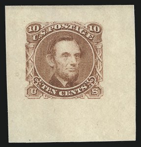 Sale 930, Lot 1130, Essays, Proofs and Specimens: 1869 Pictorial Issue