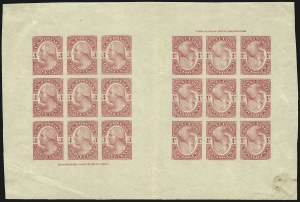 Sale 930, Lot 1162, Essays, Proofs and Specimens: Bank Note Issues