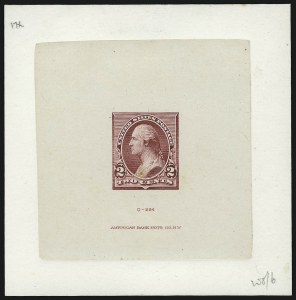 Sale 930, Lot 1192, Essays, Proofs and Specimens: Bank Note Issues