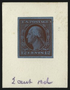 Sale 930, Lot 1235, Essays, Proofs and Specimens: Columbian and Later Issues