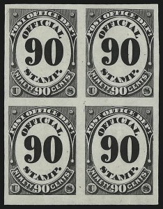 Sale 930, Lot 1248, Essays, Proofs and Specimens: Back-of-Book Issues