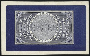 Sale 930, Lot 1260, Essays, Proofs and Specimens: Back-of-Book Issues