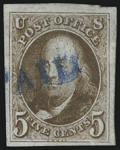 Sale 930, Lot 1288, 1847 Issue (Scott 1-2)