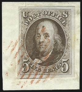 Sale 930, Lot 1306, 1847 Issue (Scott 1-2)