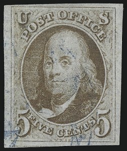 Sale 930, Lot 1308, 1847 Issue (Scott 1-2)