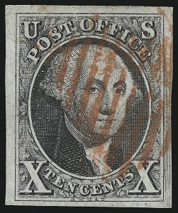 Sale 930, Lot 1342, 1847 Issue (Scott 1-2)