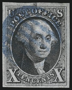 Sale 930, Lot 1347, 1847 Issue (Scott 1-2)