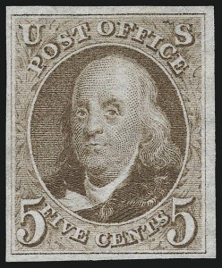 Sale 930, Lot 1362, 1875 Reproduction of 1847 Issue (Scott 3-4)