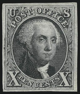 Sale 930, Lot 1364, 1875 Reproduction of 1847 Issue (Scott 3-4)