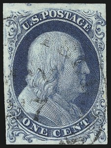 Sale 930, Lot 1366, 1851-56 Issue (Scott 5-17)