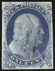 Sale 930, Lot 1367, 1851-56 Issue (Scott 5-17)