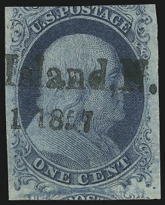 Sale 930, Lot 1370, 1851-56 Issue (Scott 5-17)