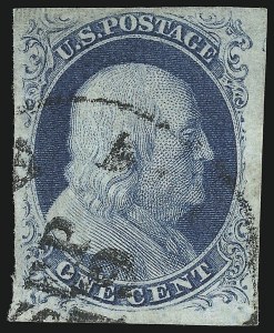 Sale 930, Lot 1383, 1851-56 Issue (Scott 5-17)