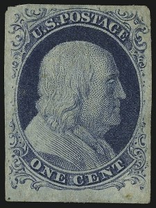 Sale 930, Lot 1386, 1851-56 Issue (Scott 5-17)