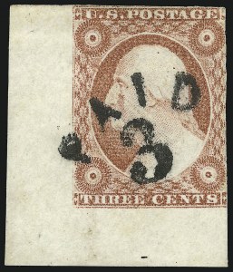Sale 930, Lot 1410, 1851-56 Issue (Scott 5-17)