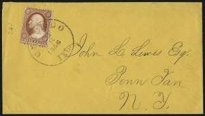 Sale 930, Lot 1415, 1851-56 Issue (Scott 5-17)