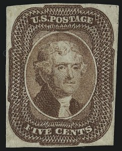 Sale 930, Lot 1417, 1851-56 Issue (Scott 5-17)