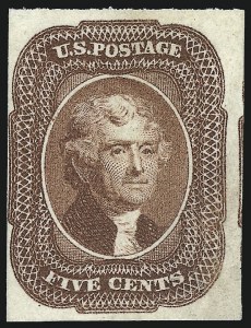 Sale 930, Lot 1418, 1851-56 Issue (Scott 5-17)